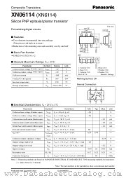 XN06114 datasheet pdf Panasonic