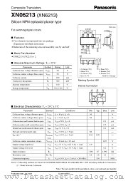 XN6213 datasheet pdf Panasonic