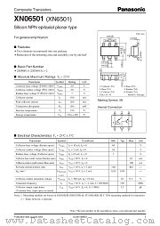 XN06501 datasheet pdf Panasonic
