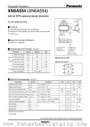 XN0A554 datasheet pdf Panasonic