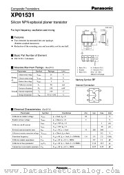XP01531 datasheet pdf Panasonic