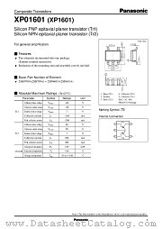 XP1601 datasheet pdf Panasonic