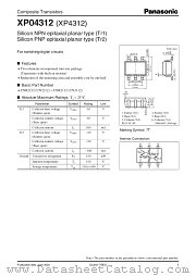 XP4312 datasheet pdf Panasonic