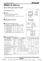 XP06114 datasheet pdf Panasonic