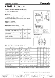 XP06211 datasheet pdf Panasonic