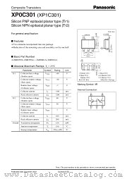 XP1C301 datasheet pdf Panasonic