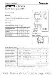XP1D873 datasheet pdf Panasonic