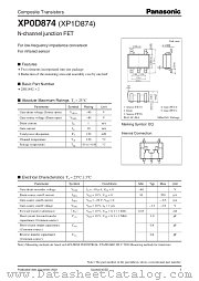 XP1D874 datasheet pdf Panasonic