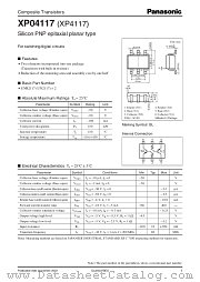 XP4117 datasheet pdf Panasonic