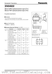 XN04602 datasheet pdf Panasonic