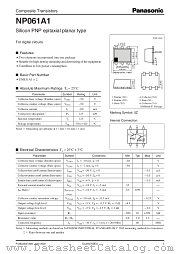 NP061A1 datasheet pdf Panasonic