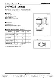 UNA0228 datasheet pdf Panasonic