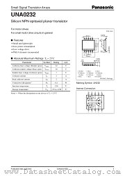 UNA0232 datasheet pdf Panasonic