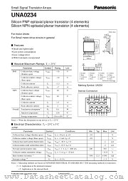 UNA0234 datasheet pdf Panasonic