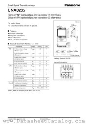 UNA0235 datasheet pdf Panasonic