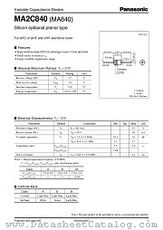 MA2C840 datasheet pdf Panasonic