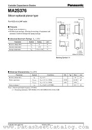 MA2S376 datasheet pdf Panasonic