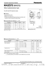 MA372 datasheet pdf Panasonic