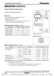 MA344 datasheet pdf Panasonic