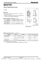 MA27V01 datasheet pdf Panasonic