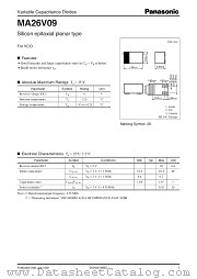 MA26V09 datasheet pdf Panasonic