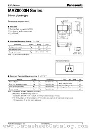 MAZ9100H datasheet pdf Panasonic