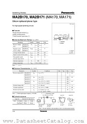 MA170 datasheet pdf Panasonic