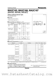 MA165 datasheet pdf Panasonic