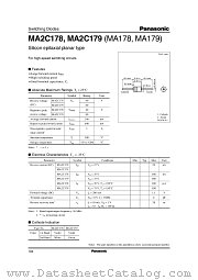 MA178 datasheet pdf Panasonic