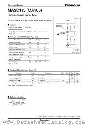 MA2C185 datasheet pdf Panasonic