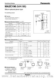 MA196 datasheet pdf Panasonic