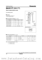 MA3V177 datasheet pdf Panasonic
