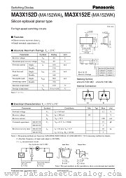 MA152WA datasheet pdf Panasonic