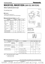 MA3X153A datasheet pdf Panasonic