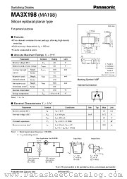 MA198 datasheet pdf Panasonic