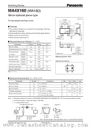 MA160 datasheet pdf Panasonic