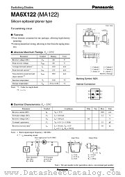 MA122 datasheet pdf Panasonic
