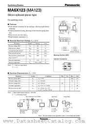 MA6X123 datasheet pdf Panasonic