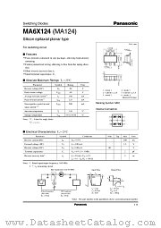 MA124 datasheet pdf Panasonic