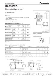 MAS3132D datasheet pdf Panasonic