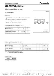 MA856 datasheet pdf Panasonic