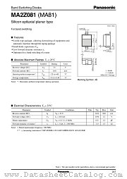 MA81 datasheet pdf Panasonic