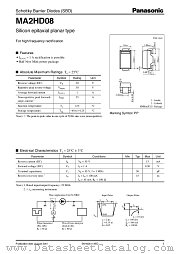 MA2HD08 datasheet pdf Panasonic