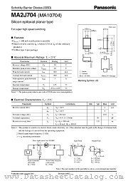 MA2J704 datasheet pdf Panasonic