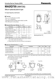 MA735 datasheet pdf Panasonic