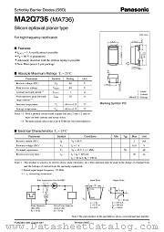 MA736 datasheet pdf Panasonic