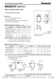 MA737 datasheet pdf Panasonic
