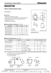 MA2S728 datasheet pdf Panasonic