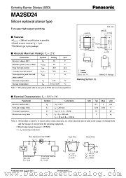 MA2SD24 datasheet pdf Panasonic