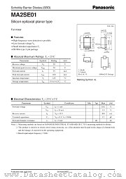 MA2SE01 datasheet pdf Panasonic